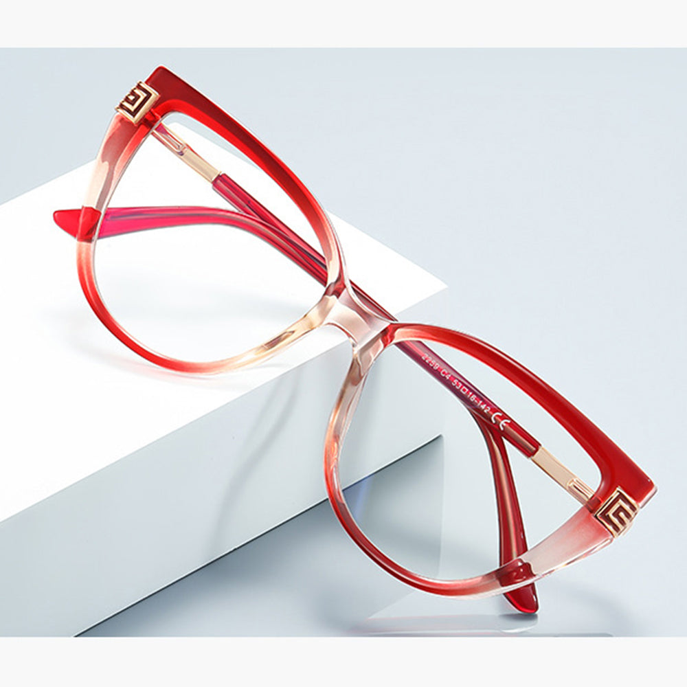 Damen Computerbrille Techsuit 2259, Anti-Blue Light, Rot