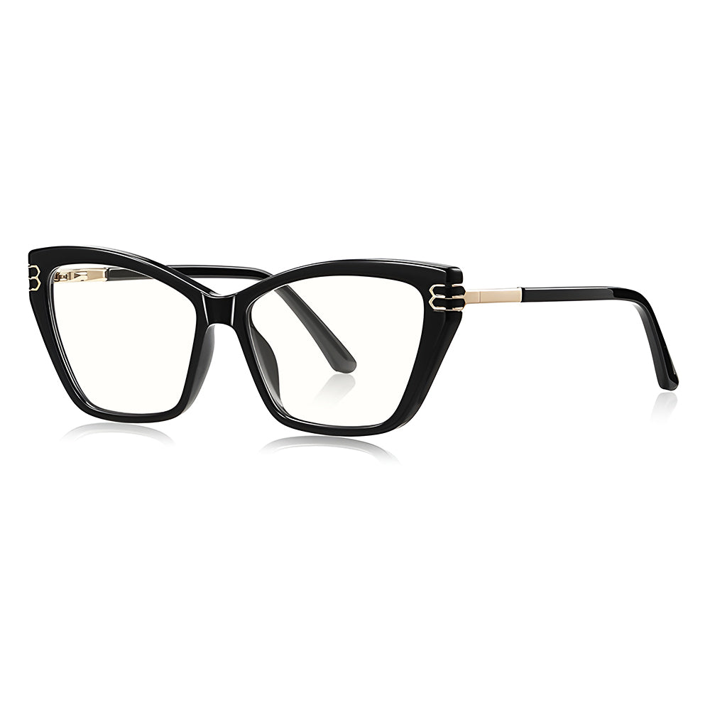Damen Computerbrille Techsuit 2262, Anti-Blue Light, Schwarz