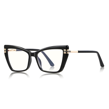 Damen Computerbrille Techsuit 2263, Anti-Blue Light, Schwarz