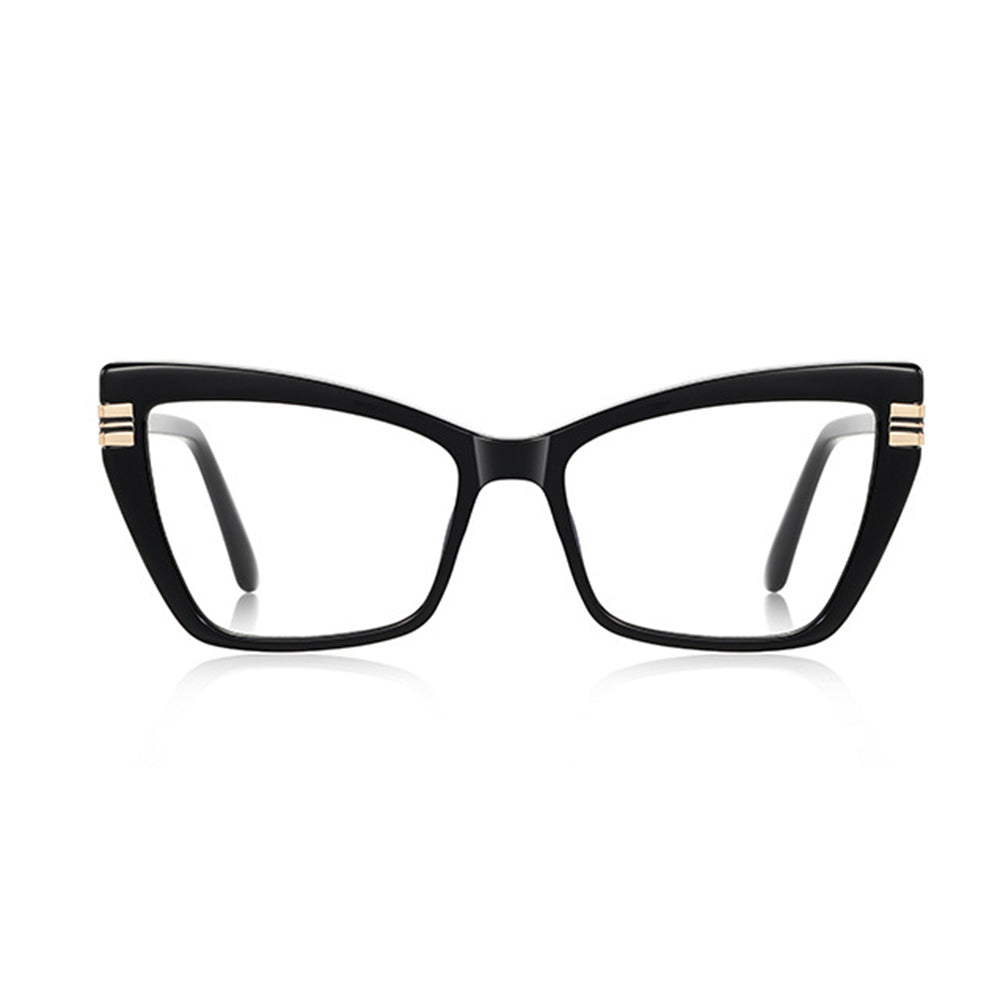 Damen Computerbrille Techsuit 2263, Anti-Blue Light, Schwarz