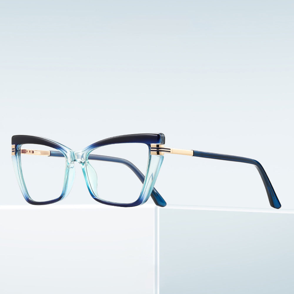 Damen Computerbrille Techsuit 2263, Anti-Blue Light, Schwarz