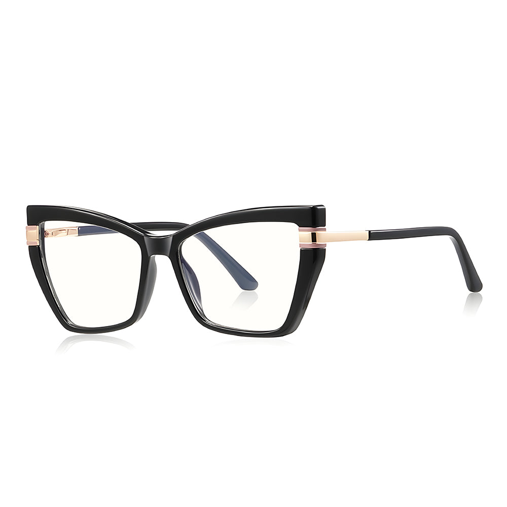 Damen Computerbrille Techsuit 2269, Anti-Blue Light, Schwarz