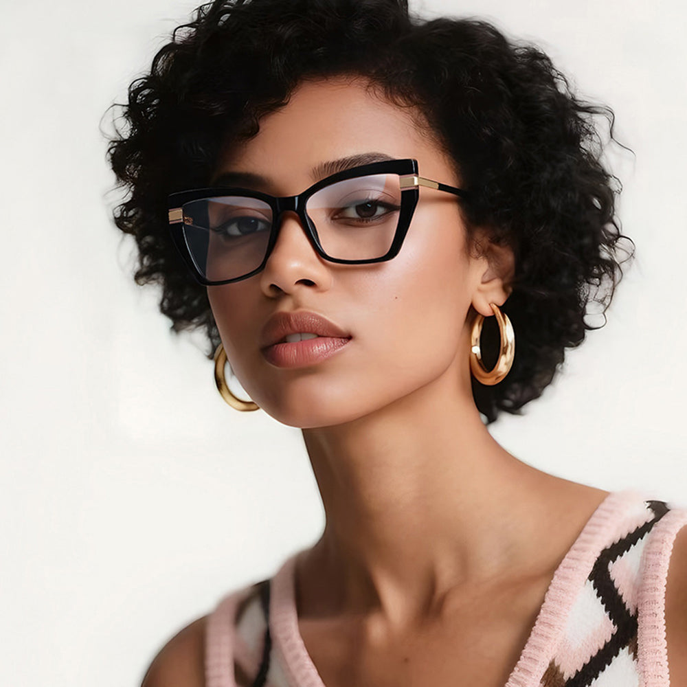 Damen Computerbrille Techsuit 2269, Anti-Blue Light, Schwarz