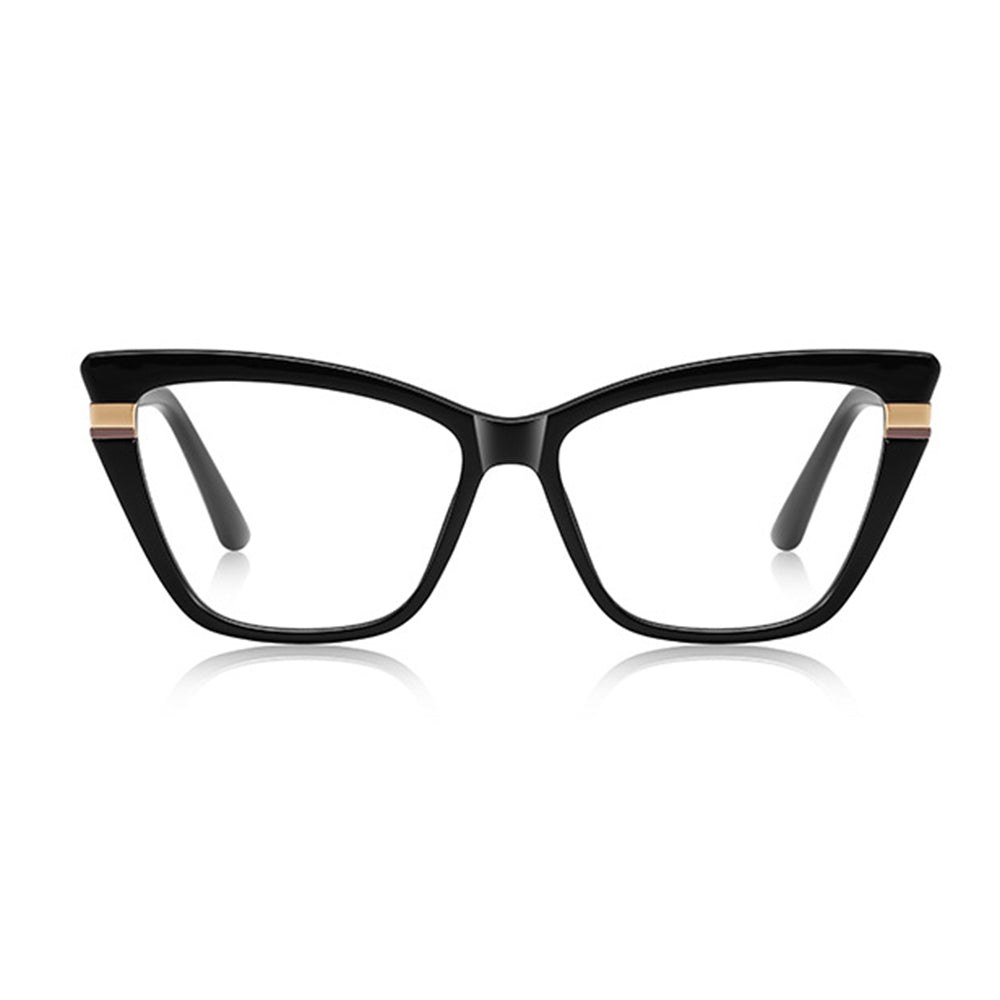 Damen Computerbrille Techsuit 2271, Anti-Blue Light, Schwarz