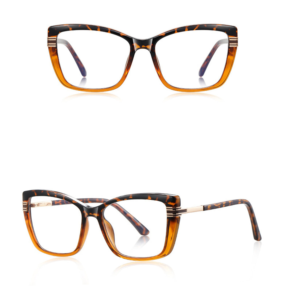 Damen Computerbrille Techsuit 2273, Anti-Blue Light, Braun