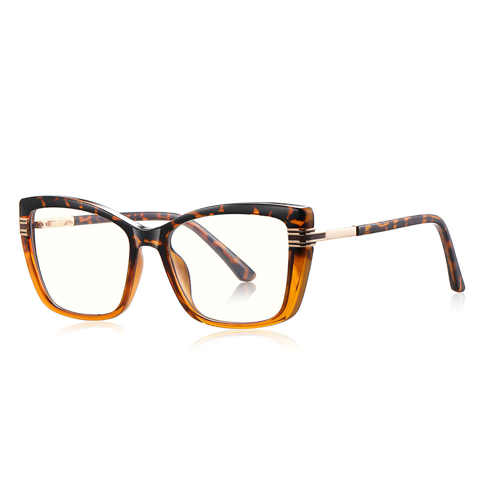 Damen Computerbrille Techsuit 2273, Anti-Blue Light, Braun