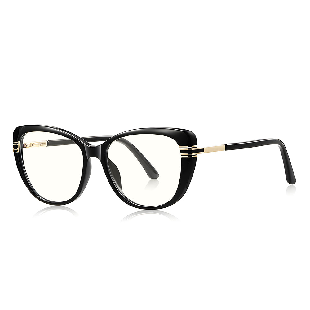 Damen Computerbrille Techsuit 2274, Anti-Blue Light, Schwarz