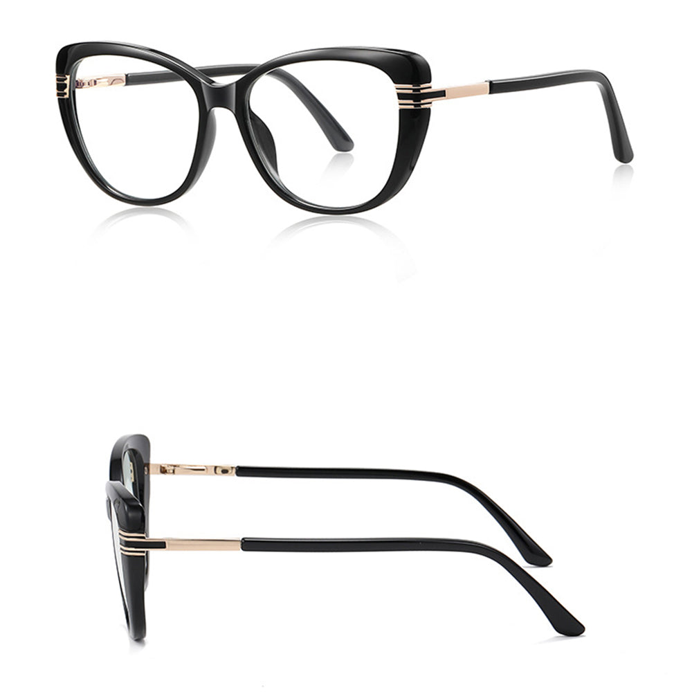 Damen Computerbrille Techsuit 2274, Anti-Blue Light, Schwarz