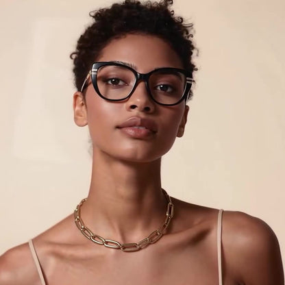 Damen Computerbrille Techsuit 2274, Anti-Blue Light, Schwarz