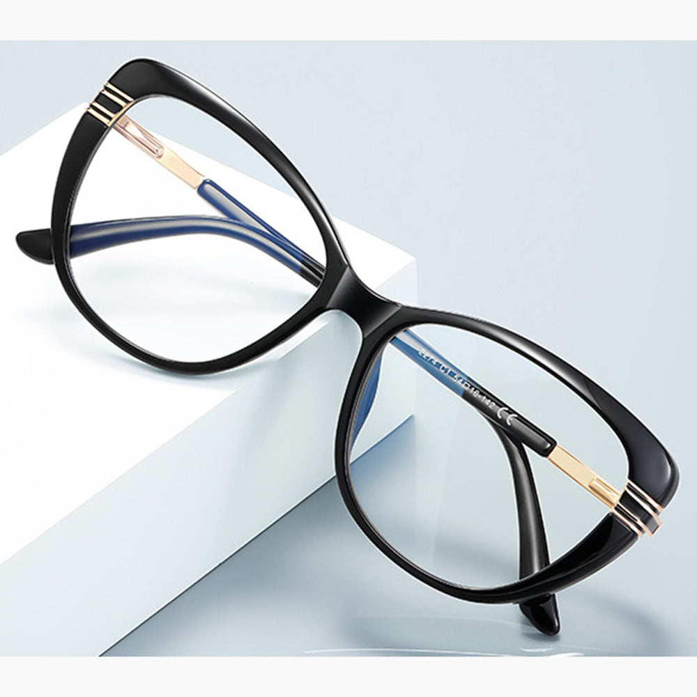 Damen Computerbrille Techsuit 2274, Anti-Blue Light, Schwarz