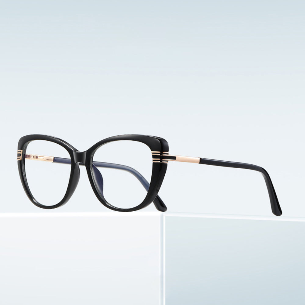 Damen Computerbrille Techsuit 2274, Anti-Blue Light, Schwarz