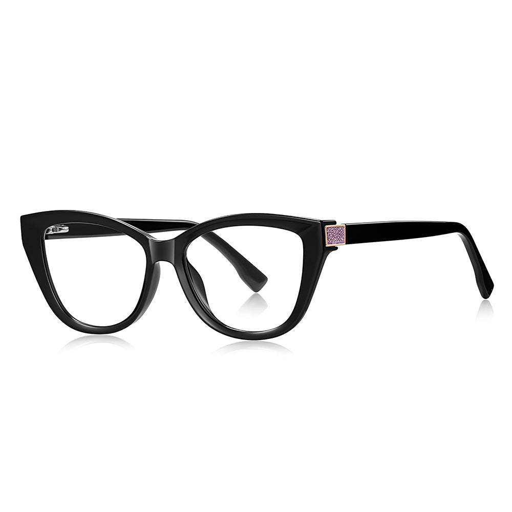 Damen Computerbrille Techsuit 2276, Anti-Blue Light, Schwarz