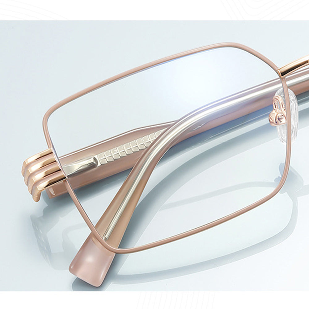 Damen Computerbrille Techsuit 3160, Anti-Blau-Licht, Rosa Gold