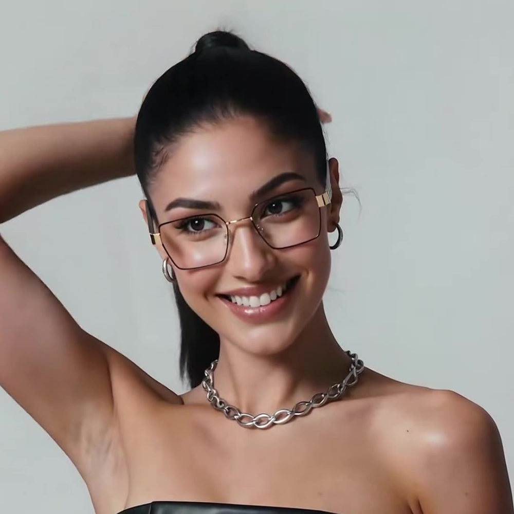 Damen Computerbrille Techsuit 3169, Anti-Blue Light, Schwarz