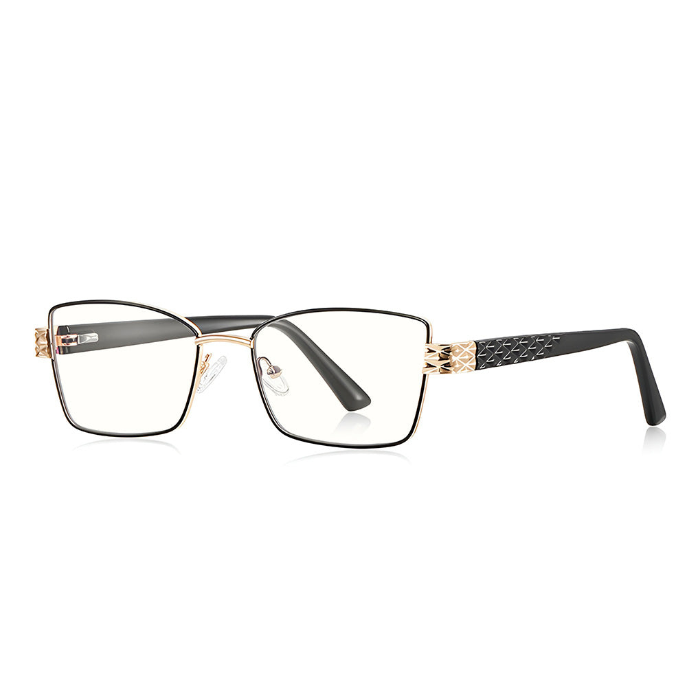 Damen Computerbrille Techsuit 3171, Anti-Blue Light, Schwarz