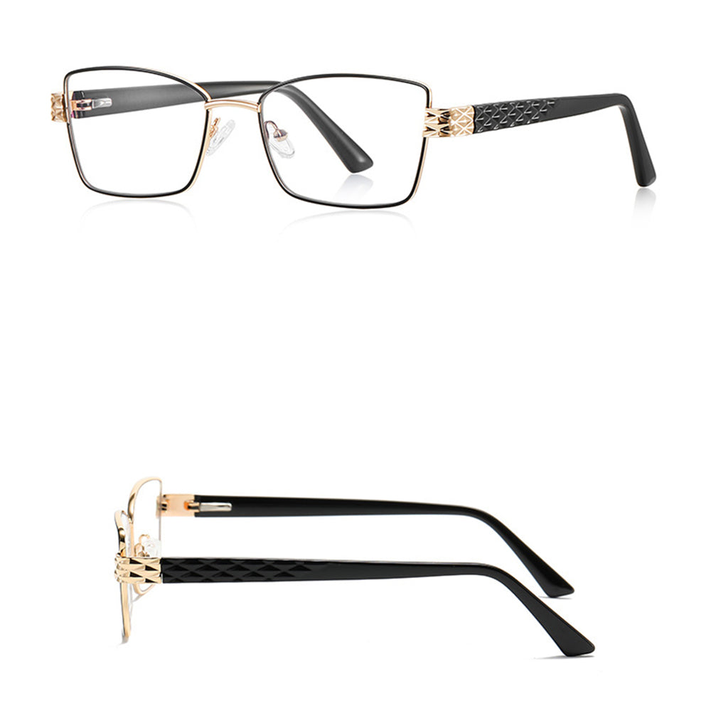 Damen Computerbrille Techsuit 3171, Anti-Blue Light, Schwarz