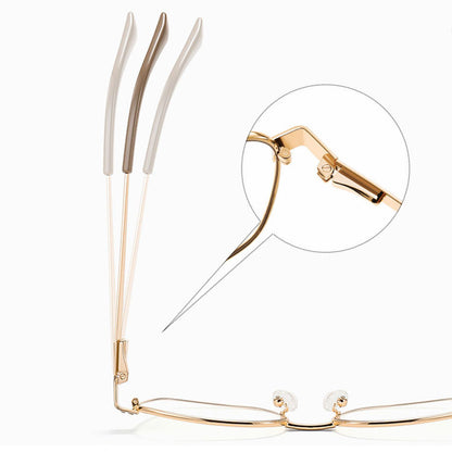 Damen-Computerbrille Techsuit 3172, Anti-Blaues Licht, Goldfarben
