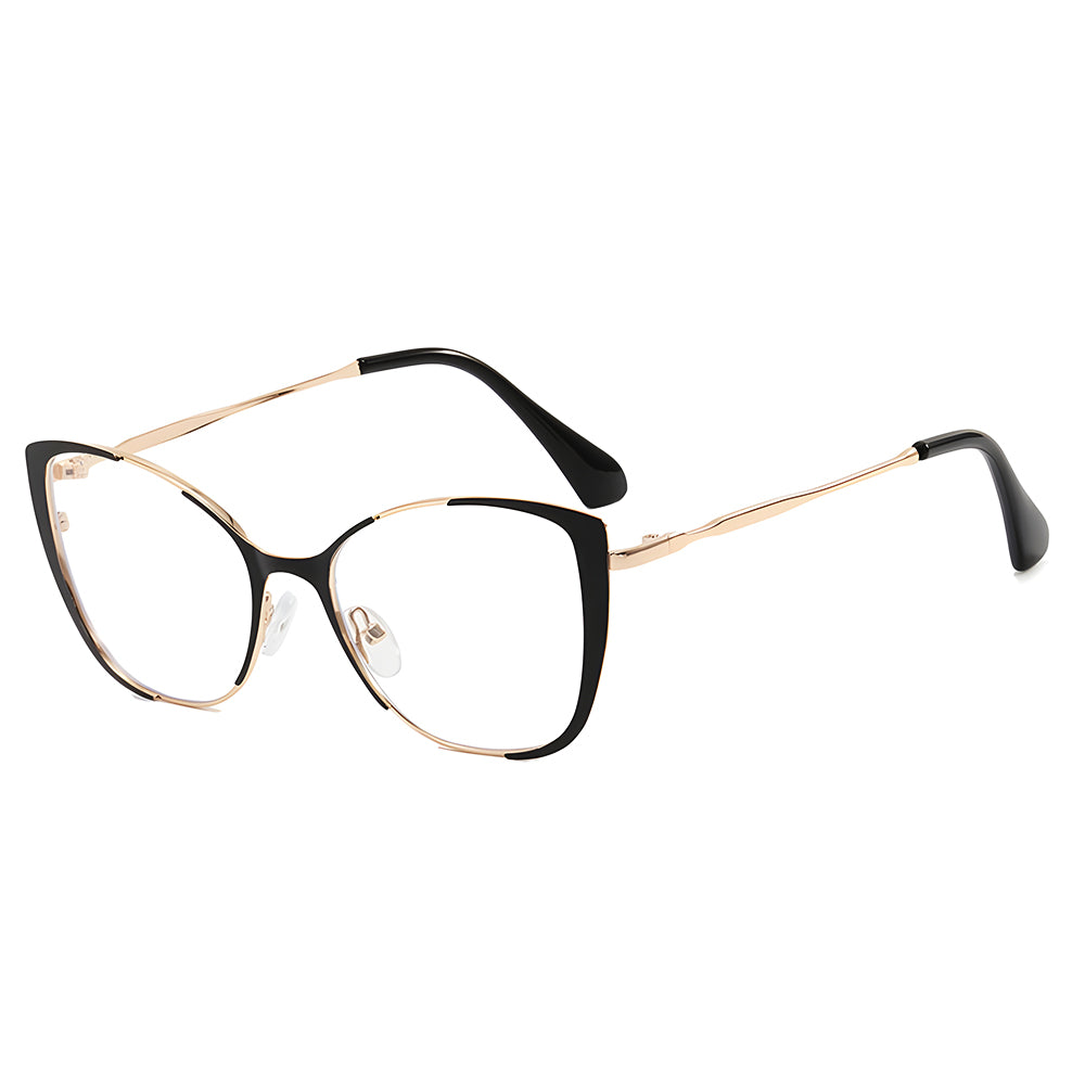 Damen Computerbrille Techsuit 8808, Anti-Blue Light, Schwarz