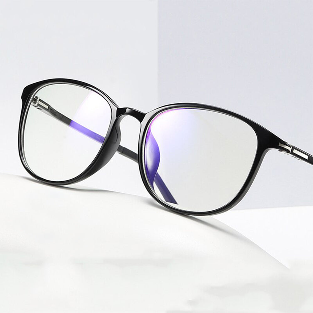 Damen-Computergläser Techsuit F2822, Anti-Blaues Licht, Schwarz