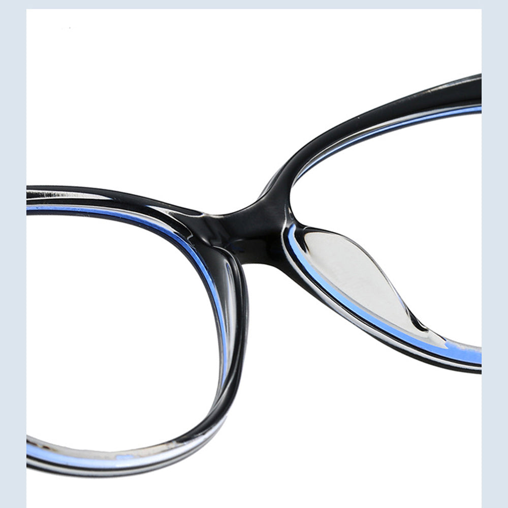 Damen-Computerglas Techsuit F5018-C42, Anti-Blaues Licht, Creme Braun