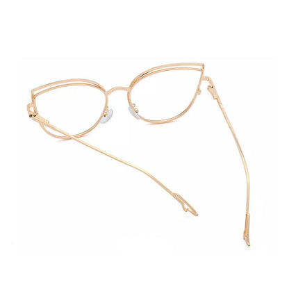 Damen-Computerbrille Techsuit F95597-C13, Anti-Blaues Licht, Creme Braun