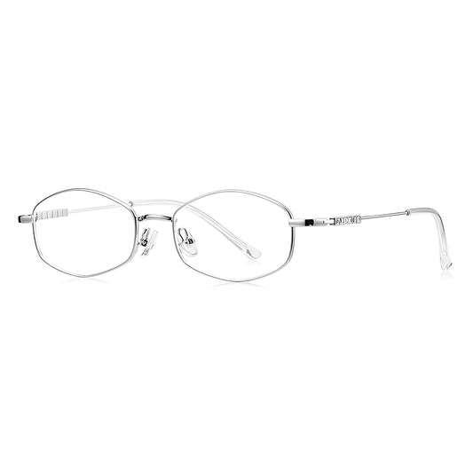 Damen-Computerbrille Techsuit LS501, Anti-Blaues Licht, Silber