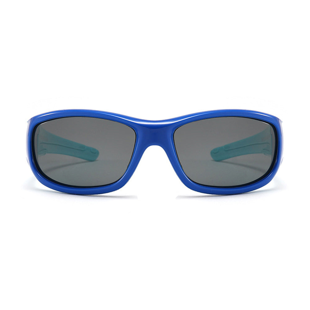 Sport-Sonnenbrille für Kinder Techsuit 800-C29, polarisiert, blau