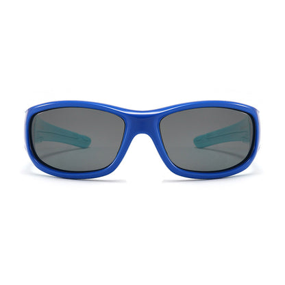 Sport-Sonnenbrille für Kinder Techsuit 800-C29, polarisiert, blau