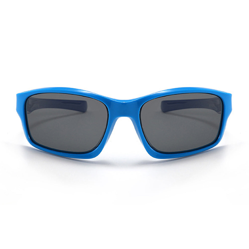 Sport-Sonnenbrille für Kinder Techsuit 8202-C30, polarisiert, rot-rosa