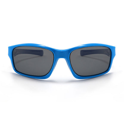 Sport-Sonnenbrille für Kinder Techsuit 8202-C30, polarisiert, rot-rosa