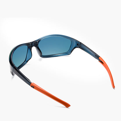 Unisex Techsuit 24101 Cycling Glasses, Polarized, Black