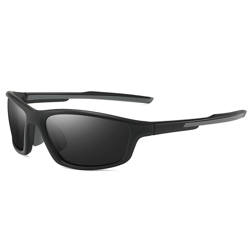 Unisex Fahrradbrille Techsuit 3047, UV-Schutz, Schwarz