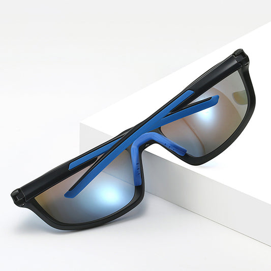 Unisex Fahrradbrille Techsuit 3047, UV-Schutz, Schwarz