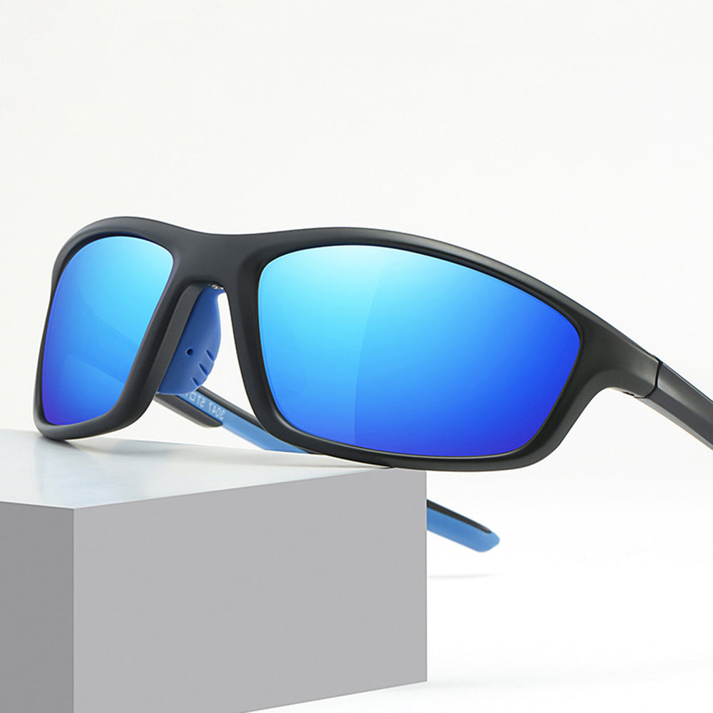 Unisex Fahrradbrille Techsuit 3047, UV-Schutz, Schwarz