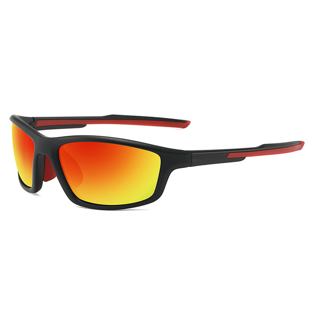 Unisex Fahrradbrille Techsuit 3047, UV-Schutz, Orange
