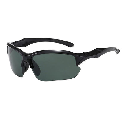 Unisex Fahrradbrille Techsuit 9301, UV-Schutz, Schwarz
