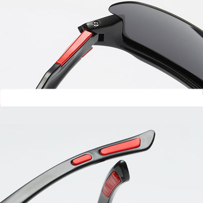 Unisex Fahrradbrille Techsuit 9301, UV-Schutz, Schwarz Lila