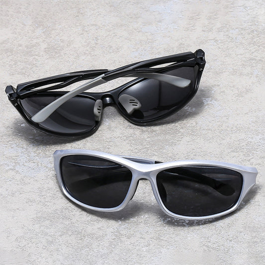 Unisex Fahrradbrille Techsuit 9309, polarisiert, schwarz blau