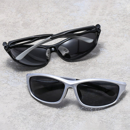 Unisex Cycling Glasses Techsuit 9309, Polarized, Black Yellow