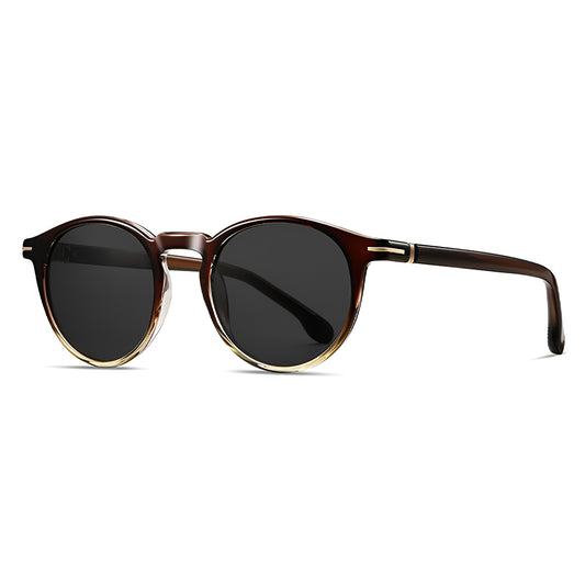 Herren-Sonnenbrille Techsuit 31235, polarisiert, Braun Grau