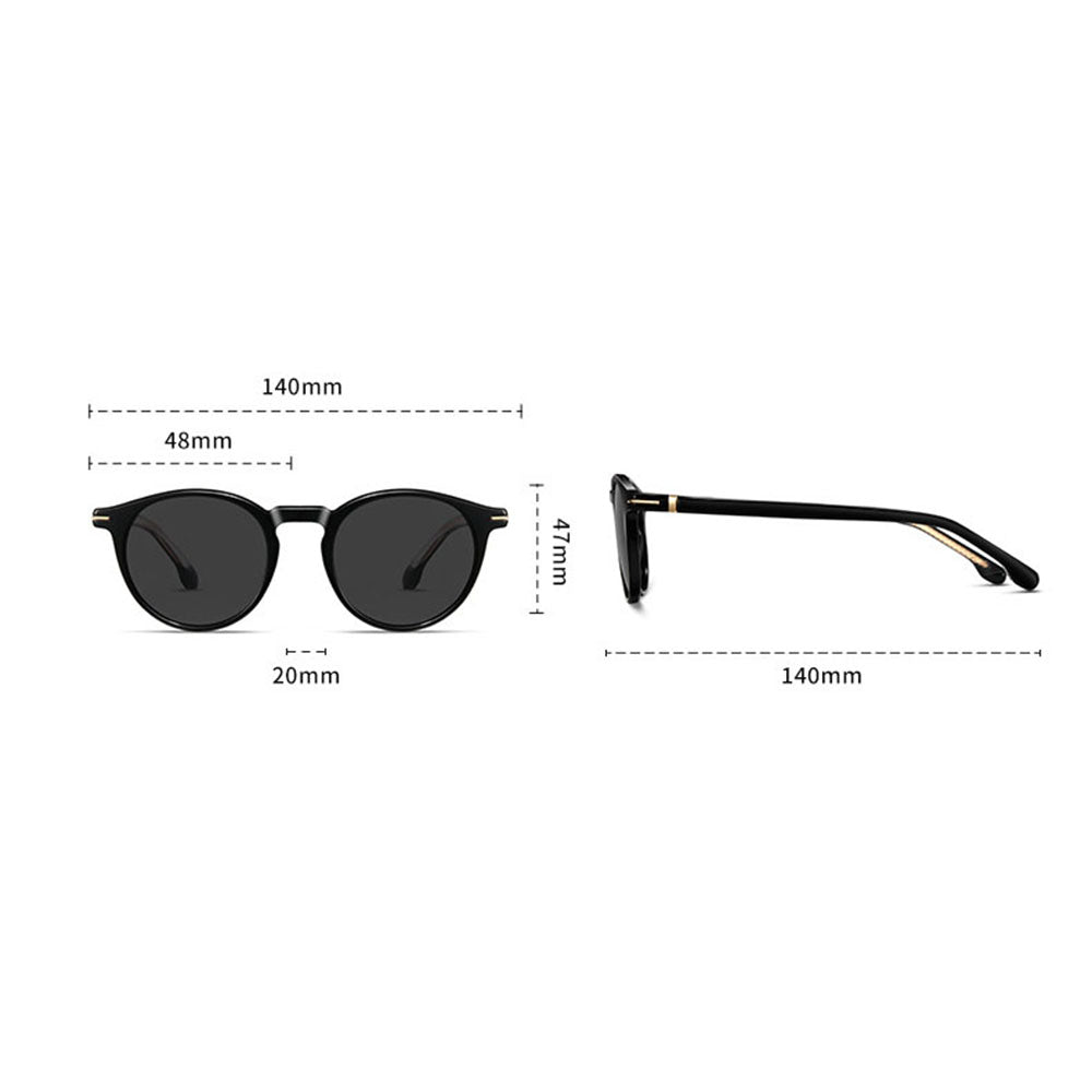 Herren-Sonnenbrille Techsuit 31235, polarisiert, schwarz