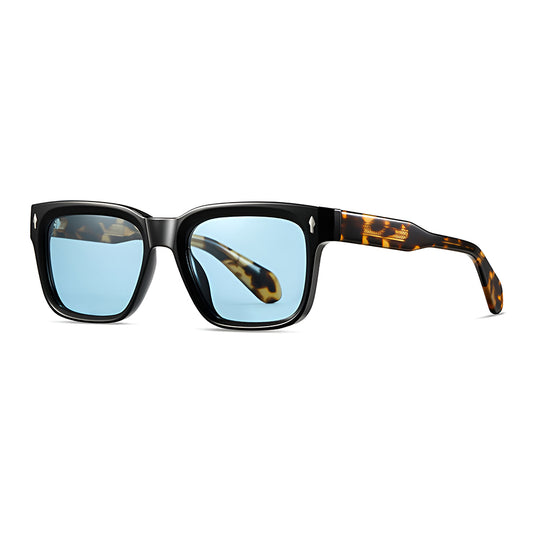 Herren-Sonnenbrille Techsuit 31246, polarisiert, UV-Schutz, Braun Blau