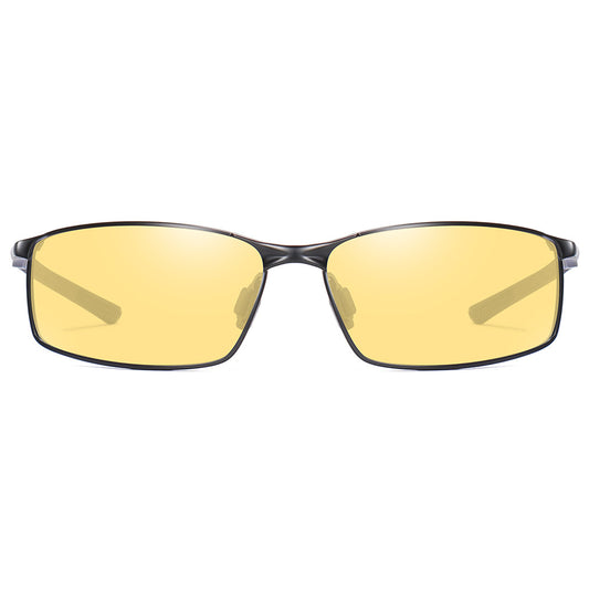 Men's Techsuit 559 Sunglasses, Polarized, UV Protection, Black Yellow