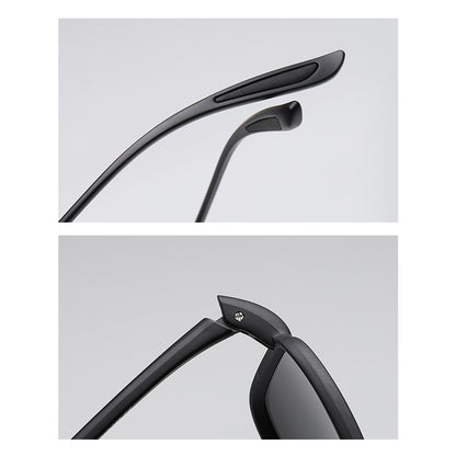 Herren-Sonnenbrille Techsuit MM99, polarisiert, UV-Schutz, braun