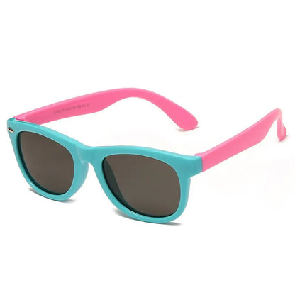Techsuit Baby Sunglasses 8306-C32, Polarized, Blue Pink