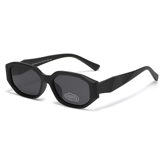 Techsuit 11153 Kinder Sonnenbrille, polarisiert, UV-Schutz, schwarz