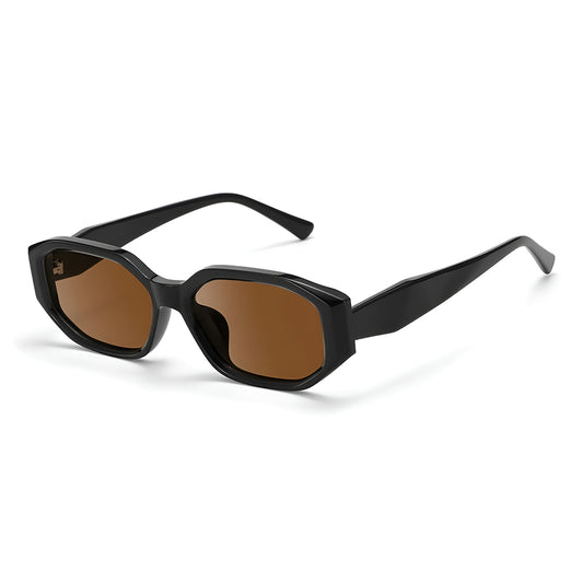 Techsuit 11153 Kinder Sonnenbrille, polarisiert, UV-Schutz, Schwarz Braun
