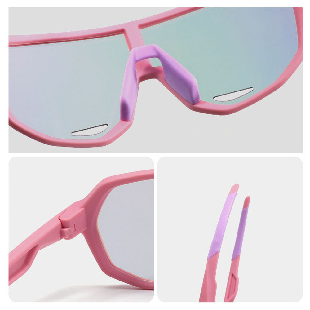 Techsuit 22312 Kinder-Sonnenbrille, polarisiert, UV-Schutz, orange-schwarz