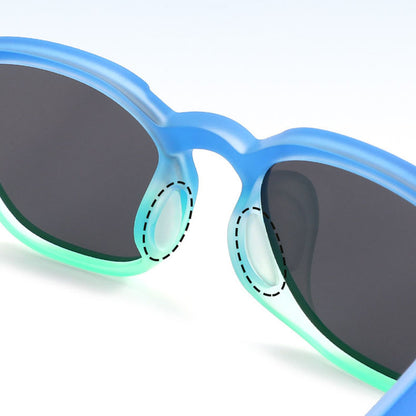 Techsuit 691 Kinder-Sonnenbrille, polarisiert, UV-Schutz, rosa