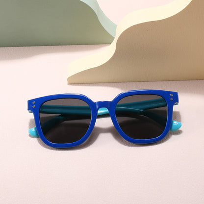 Techsuit Kinder Sonnenbrille 8351-C11, polarisiert, schwarz